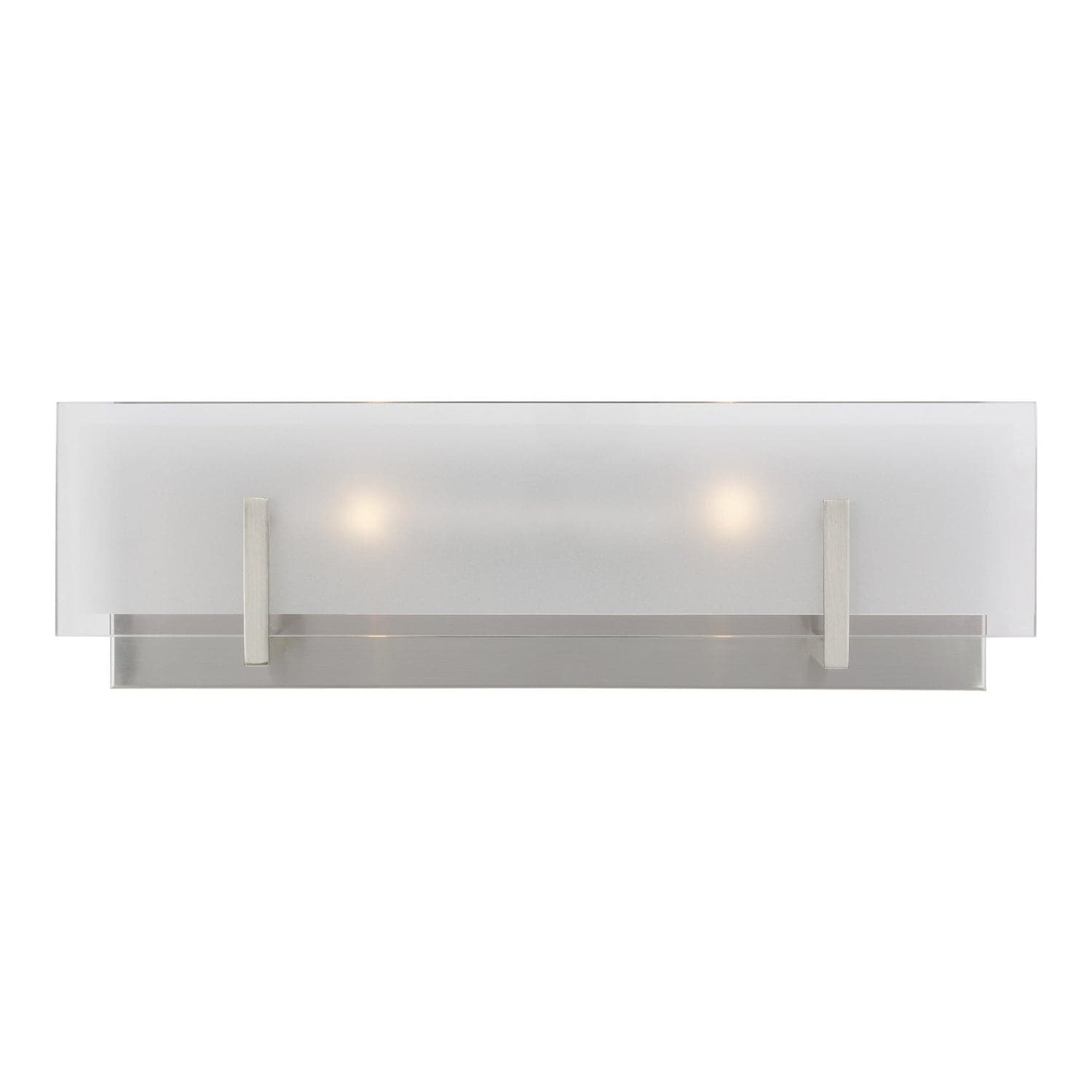 Visual Comfort Studio - 4430802-962 - Two Light Wall / Bath - Syll - Brushed Nickel