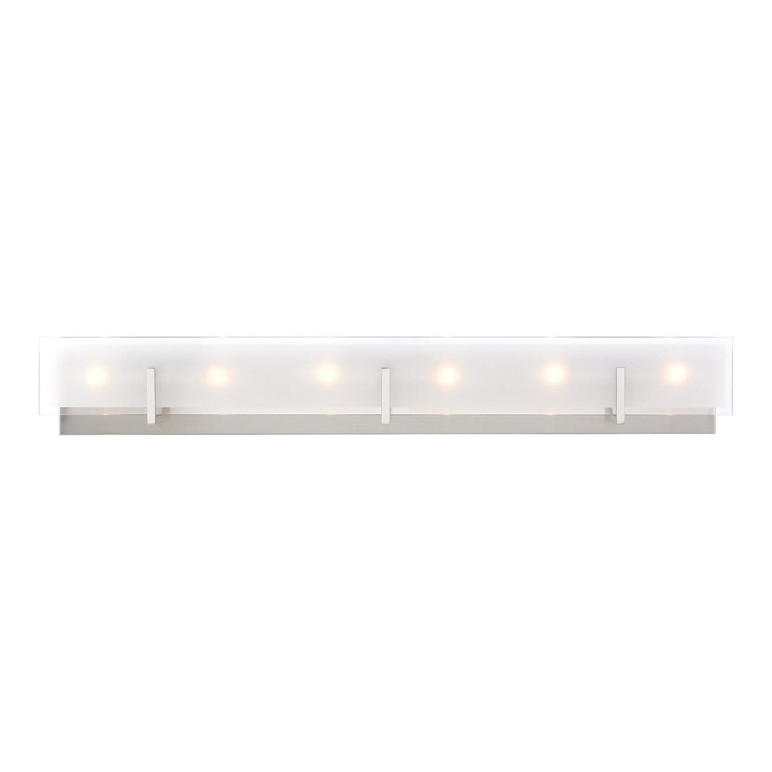 Visual Comfort Studio - 4430806EN-962 - Six Light Wall / Bath - Syll - Brushed Nickel