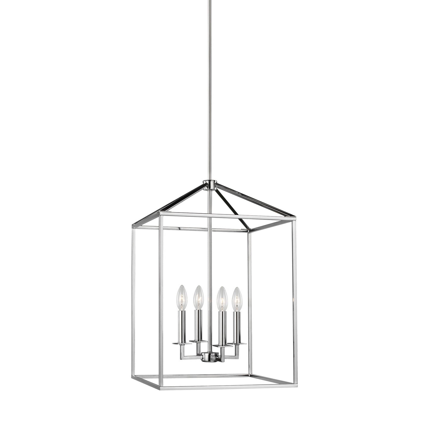 Generation Lighting. - 5115004EN-05 - Four Light Hall / Foyer - Perryton - Chrome