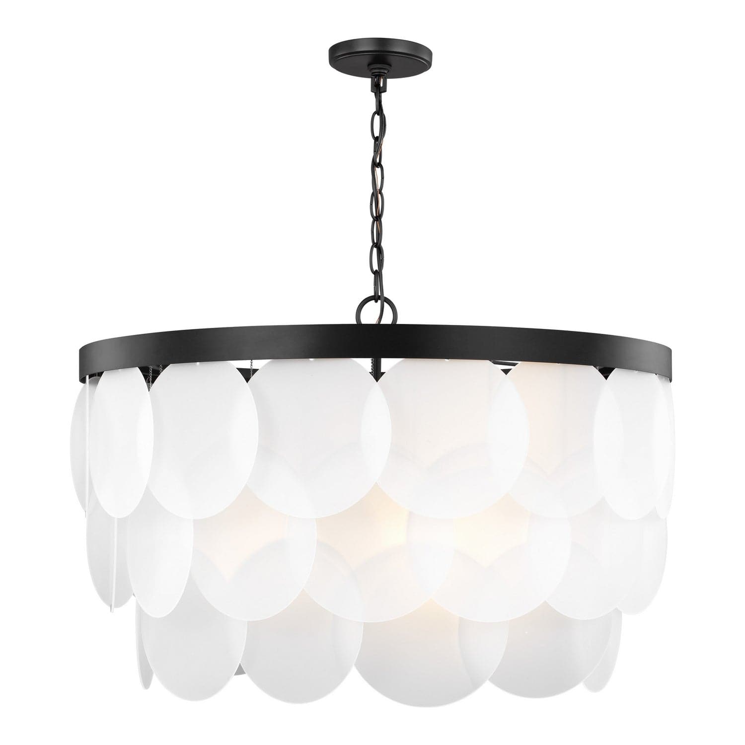 Visual Comfort Studio - 5202508-112 - Eight Light Pendant - Mellita - Midnight Black