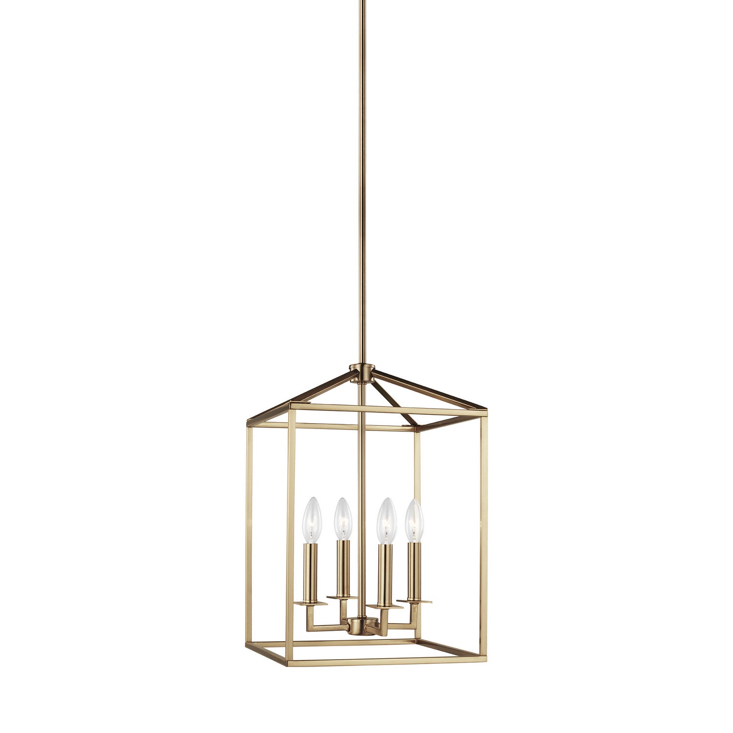 Generation Lighting. - 5215004EN-848 - Four Light Hall / Foyer - Perryton - Satin Brass