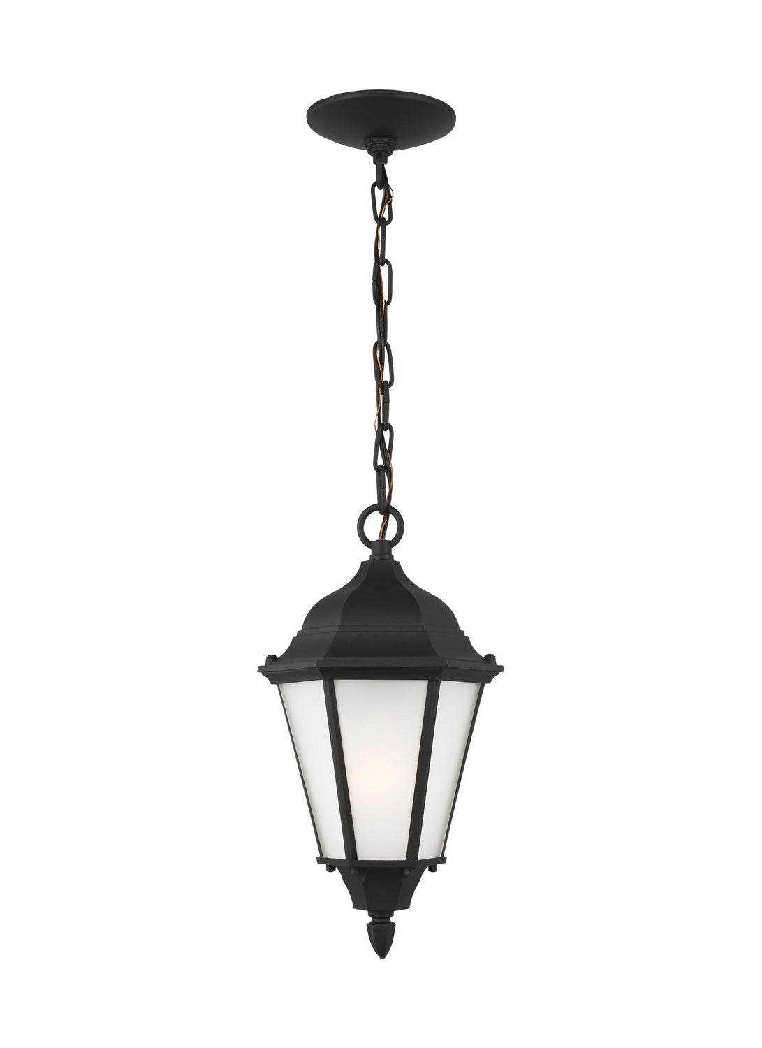 Generation Lighting. - 60941-12 - One Light Outdoor Pendant - Bakersville - Black