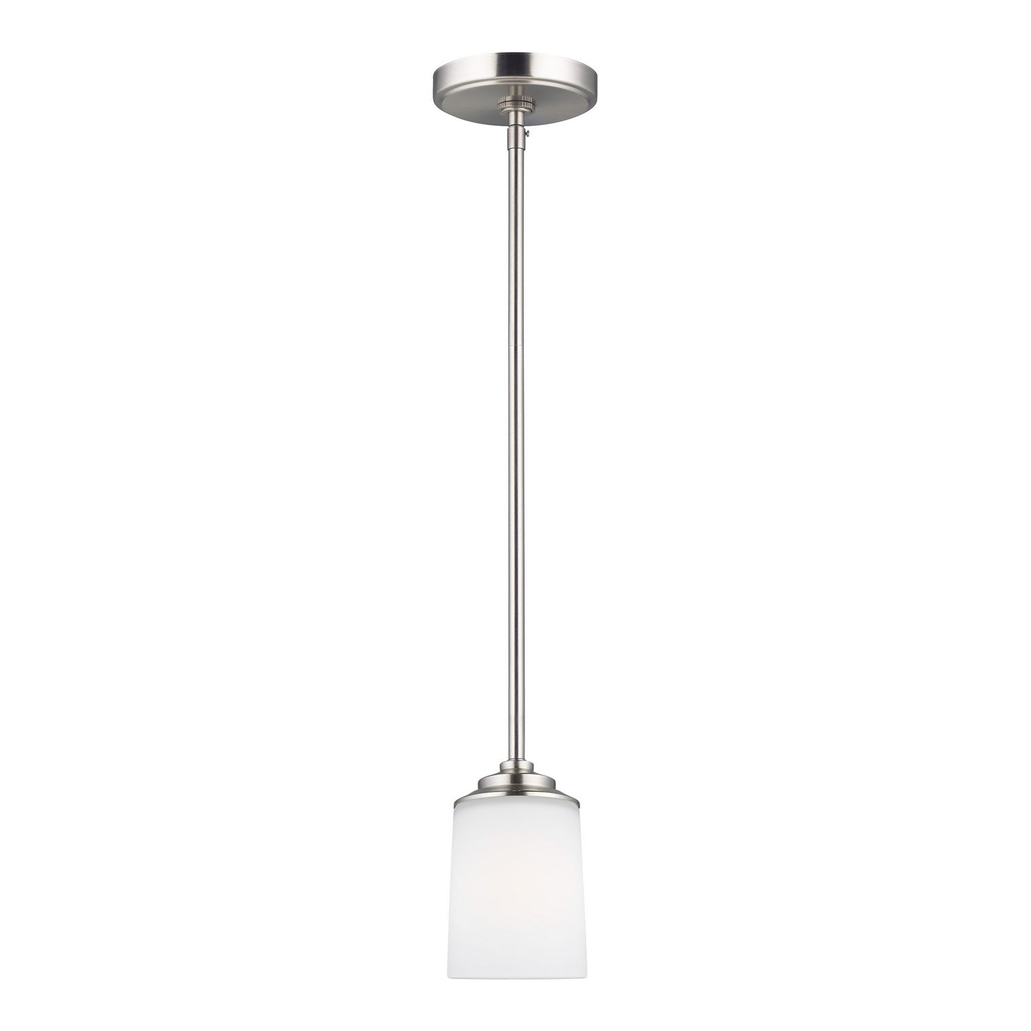 Generation Lighting. - 6130701-962 - One Light Mini-Pendant - Kemal - Brushed Nickel