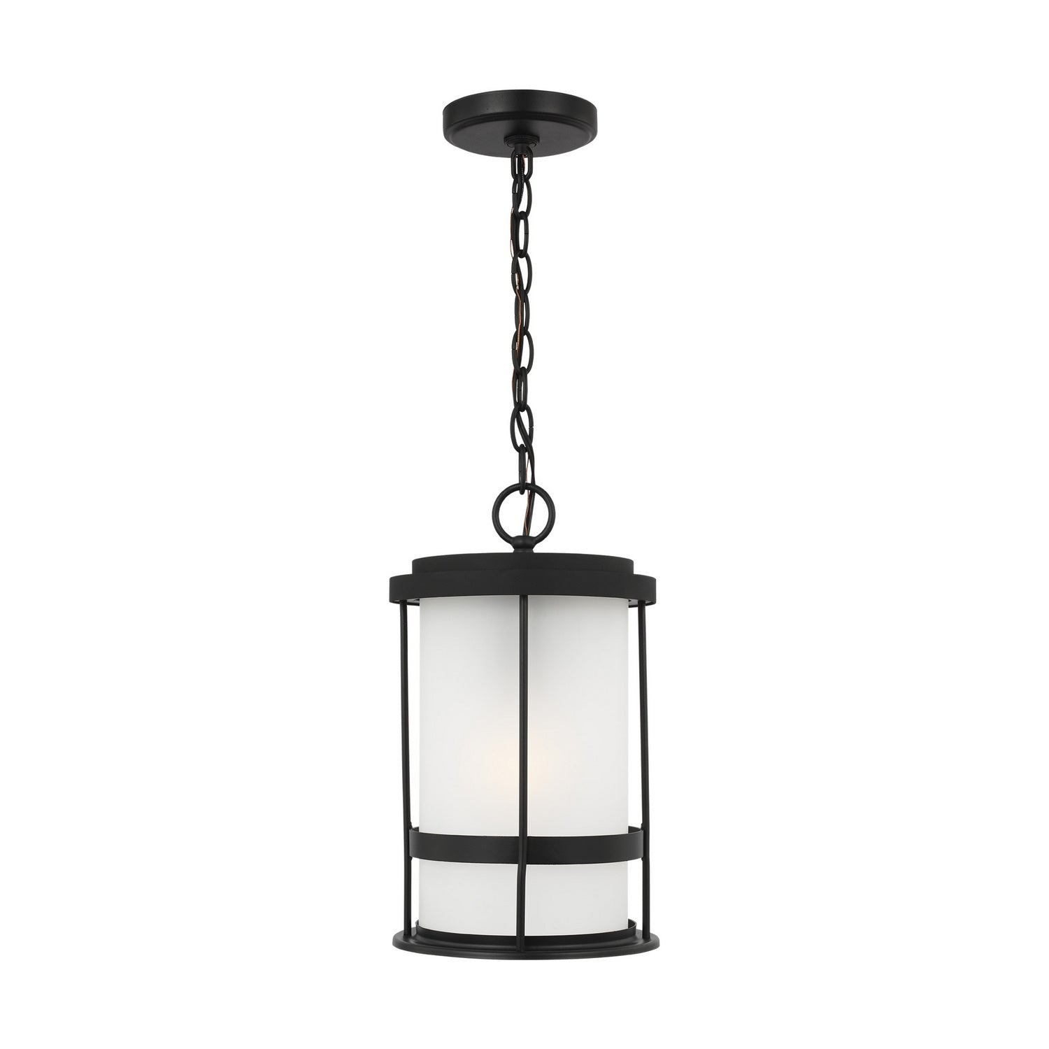 Generation Lighting. - 6290901-12 - One Light Outdoor Pendant - Wilburn - Black