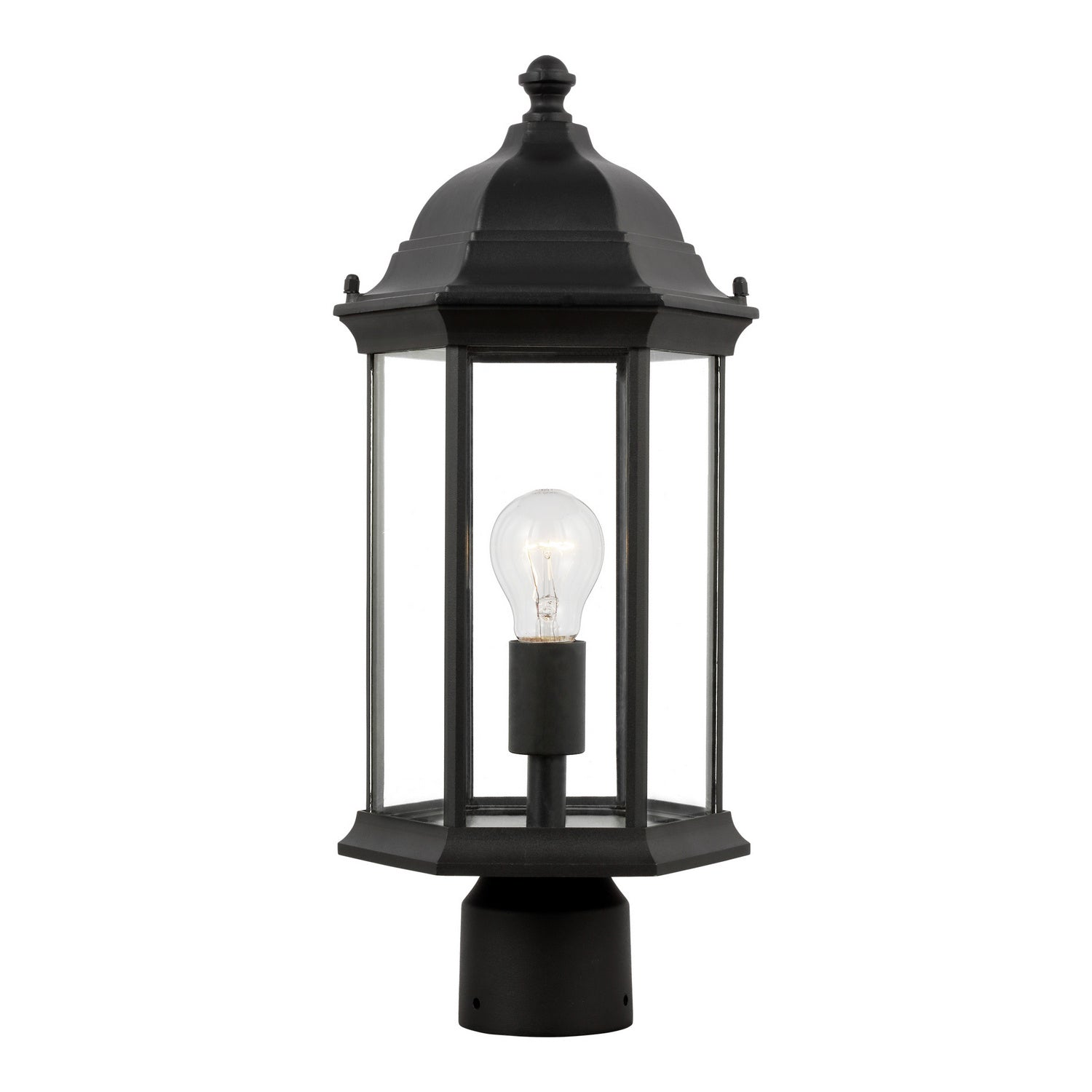 Generation Lighting. - 8238601-12 - One Light Outdoor Post Lantern - Sevier - Black