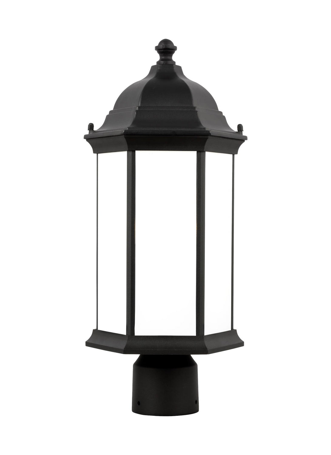 Generation Lighting. - 8238651-12 - One Light Outdoor Post Lantern - Sevier - Black