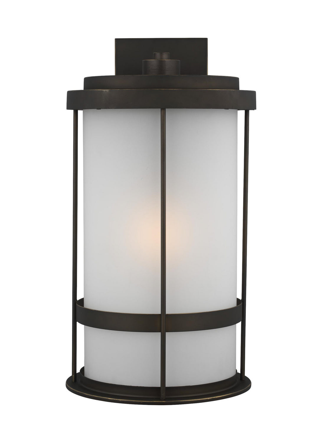 Generation Lighting. - 8890901EN3-71 - One Light Outdoor Wall Lantern - Wilburn - Antique Bronze