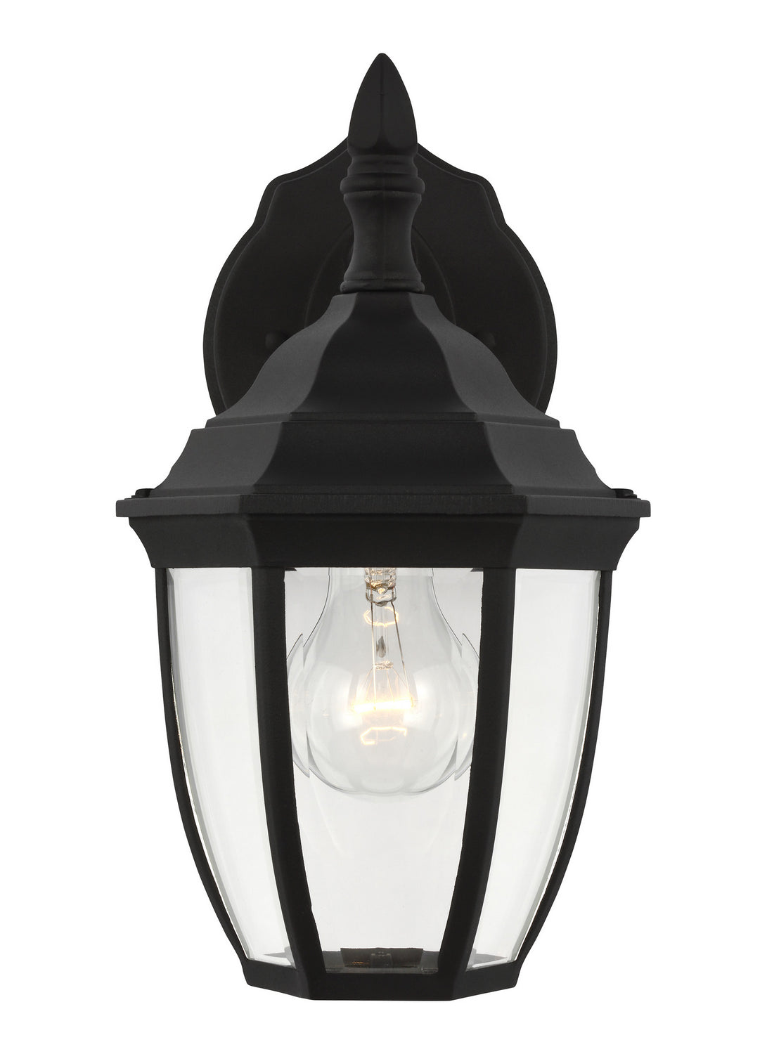 Generation Lighting. - 88936-12 - One Light Outdoor Wall Lantern - Bakersville - Black