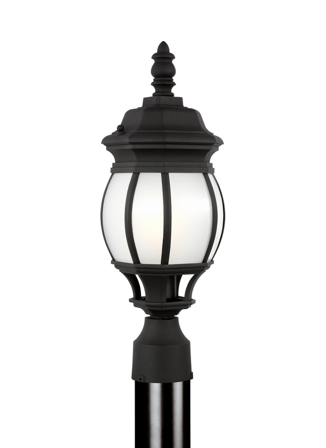 Generation Lighting. - 89202EN3-12 - One Light Outdoor Post Lantern - Wynfield - Black