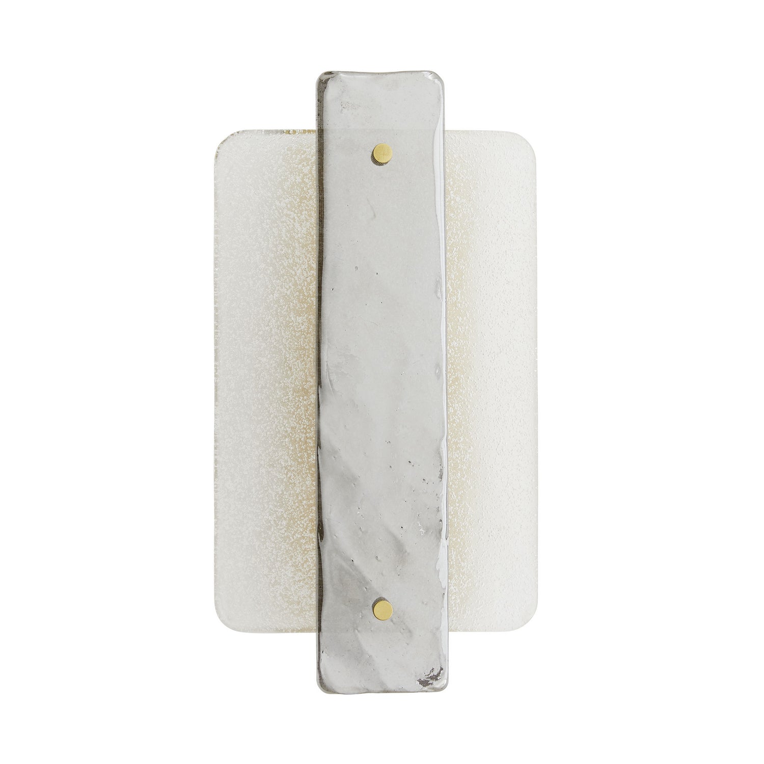 Two Light Wall Sconce from the Uriah collection in Clear Seedy finish