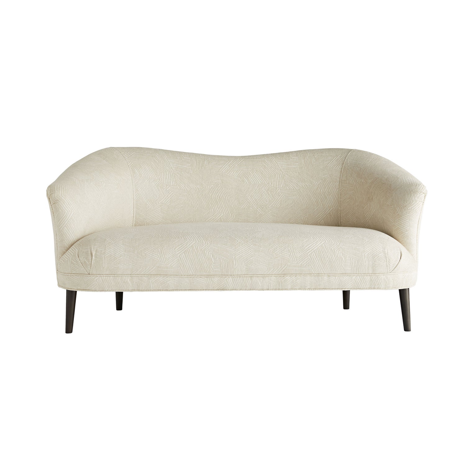 Settee from the Duprey collection in Textured Ivory finish