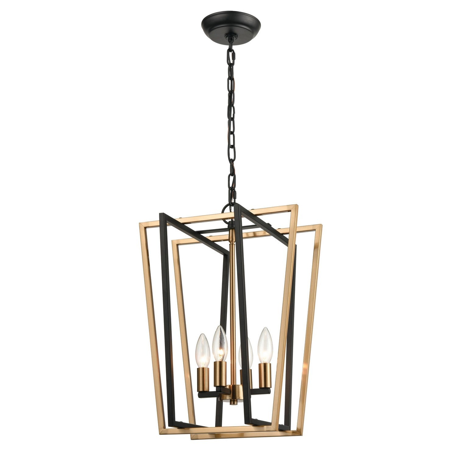 ELK Home - 18356/4 - Four Light Pendant - Bridgette - Matte Black