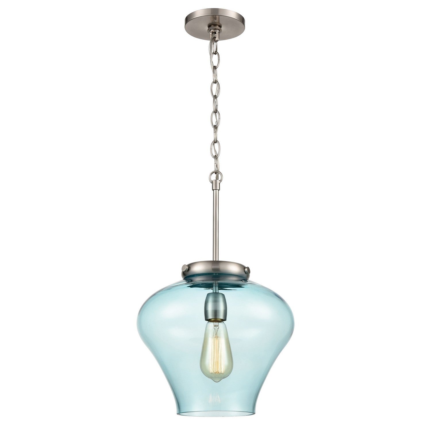 ELK Home - 30100/1 - One Light Pendant - Amore - Satin Nickel