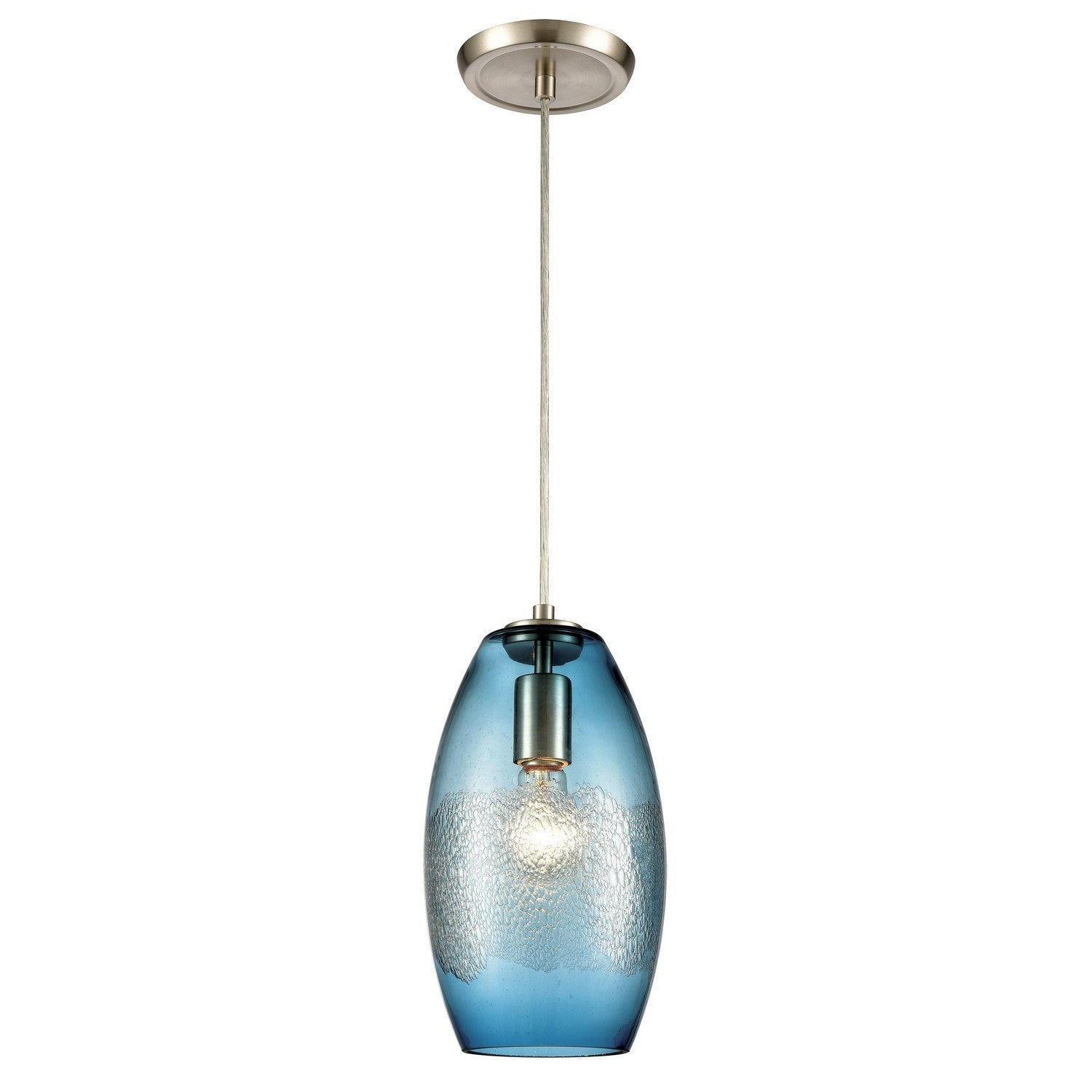 ELK Home - 30210/1 - One Light Mini Pendant - Ebbtide - Satin Nickel