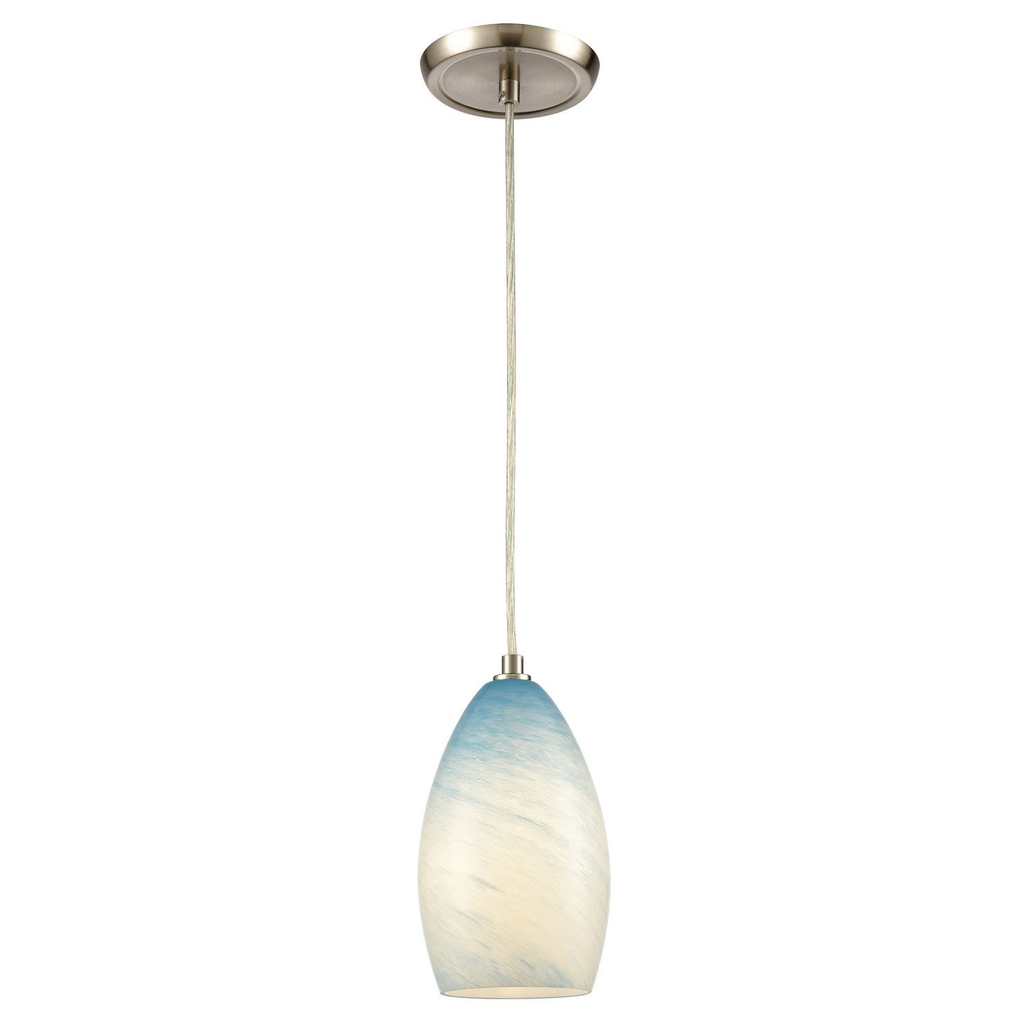 ELK Home - 30240/1 - One Light Mini Pendant - Planetario - Satin Nickel