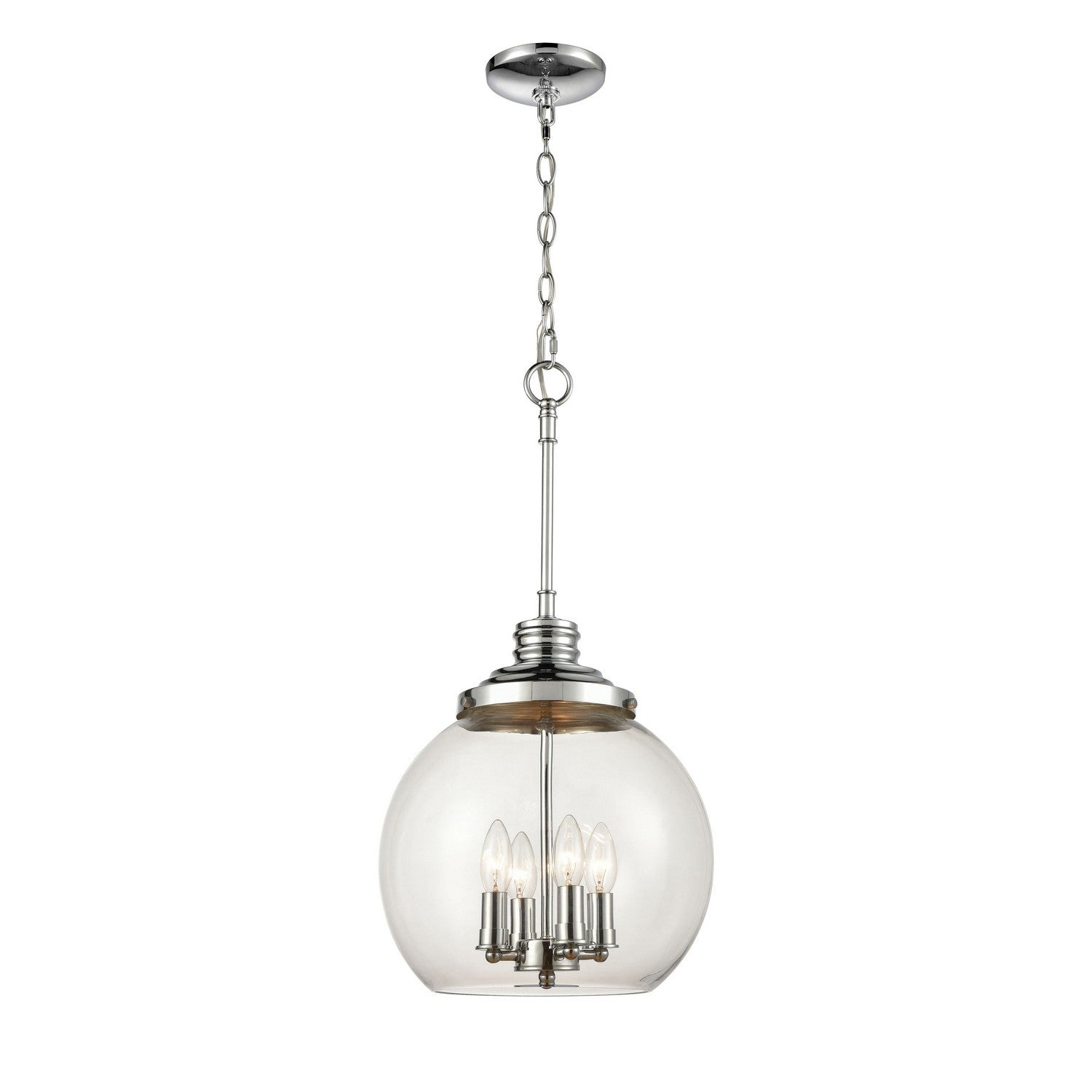 ELK Home - 46824/4 - Four Light Pendant - Chandra - Polished Chrome