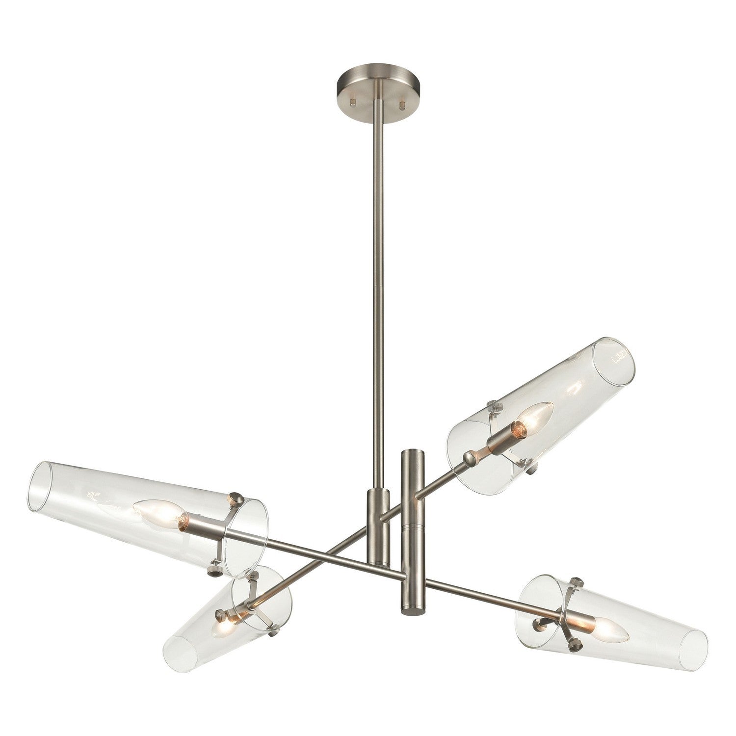 ELK Home - 47226/4 - Four Light Chandelier - Valante - Satin Nickel