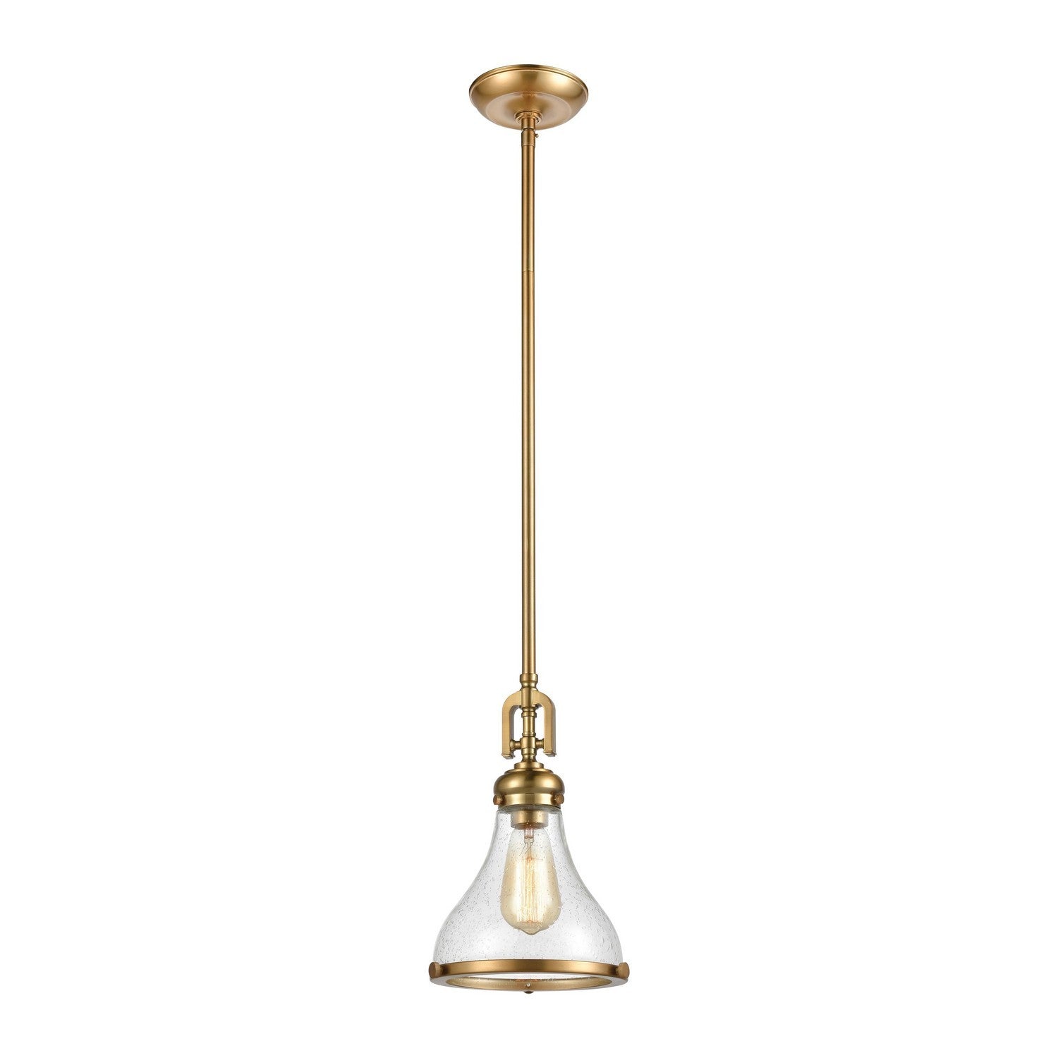 ELK Home - 57370/1 - One Light Mini Pendant - Rutherford - Satin Brass