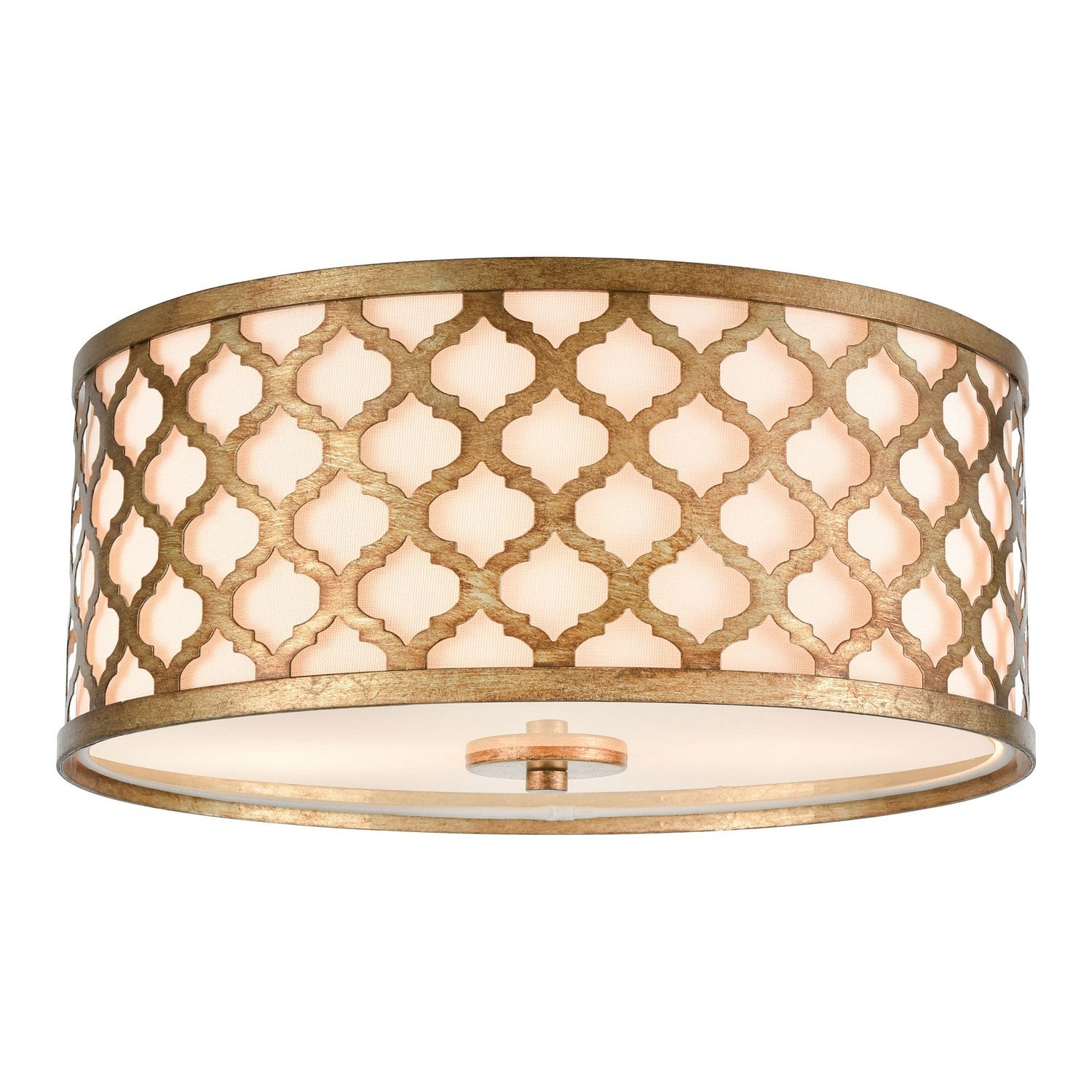 ELK Home - 75134/2 - Two Light Flush Mount - Arabesque - Bronzed Gold