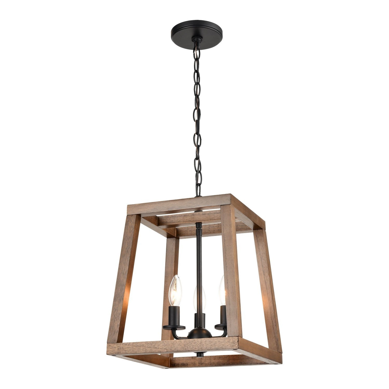 ELK Home - 81415/3 - Three Light Chandelier - Barrow - Matte Black