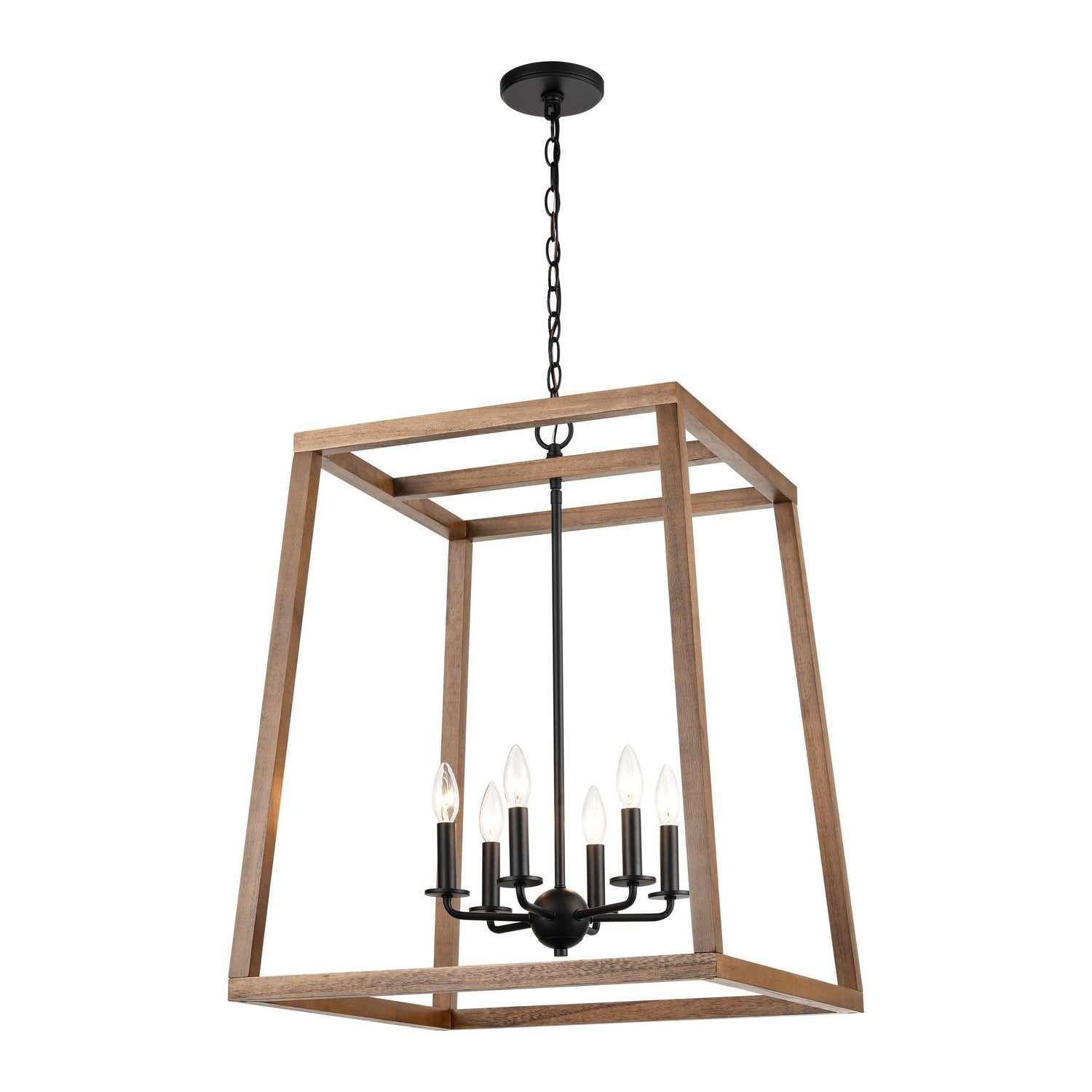 ELK Home - 81416/6 - Six Light Chandelier - Barrow - Matte Black