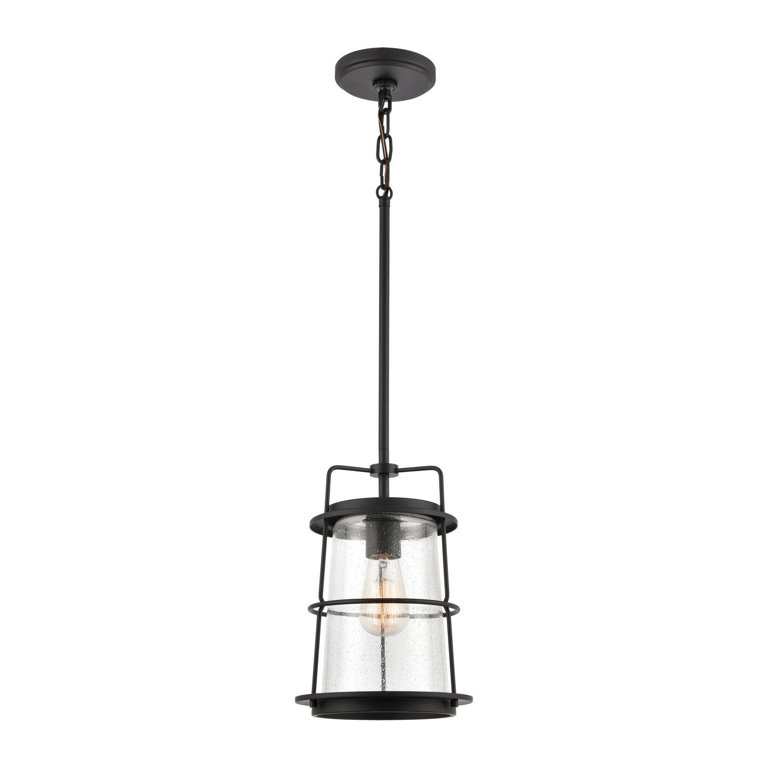 ELK Home - 89034/1 - One Light Mini Pendant - Kennington - Black