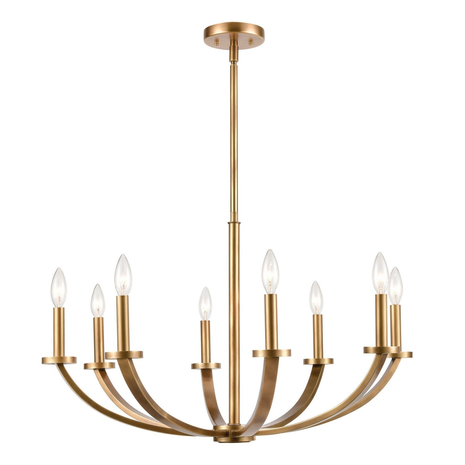 ELK Home - 89047/8 - Eight Light Chandelier - Erindale - Natural Brass