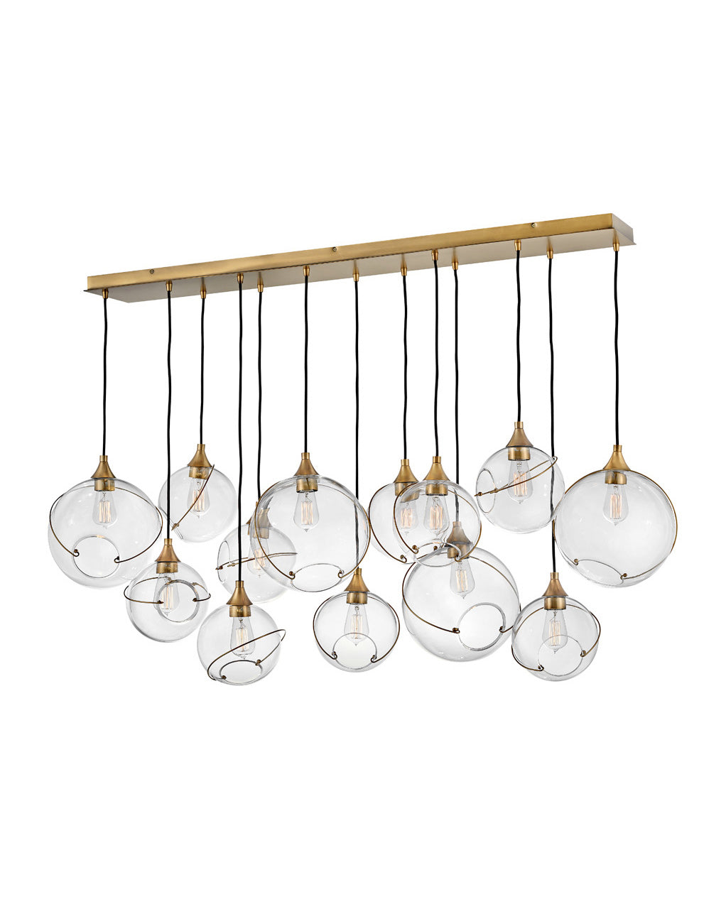 Hinkley - 30305HBR - LED Chandelier - Skye - Heritage Brass