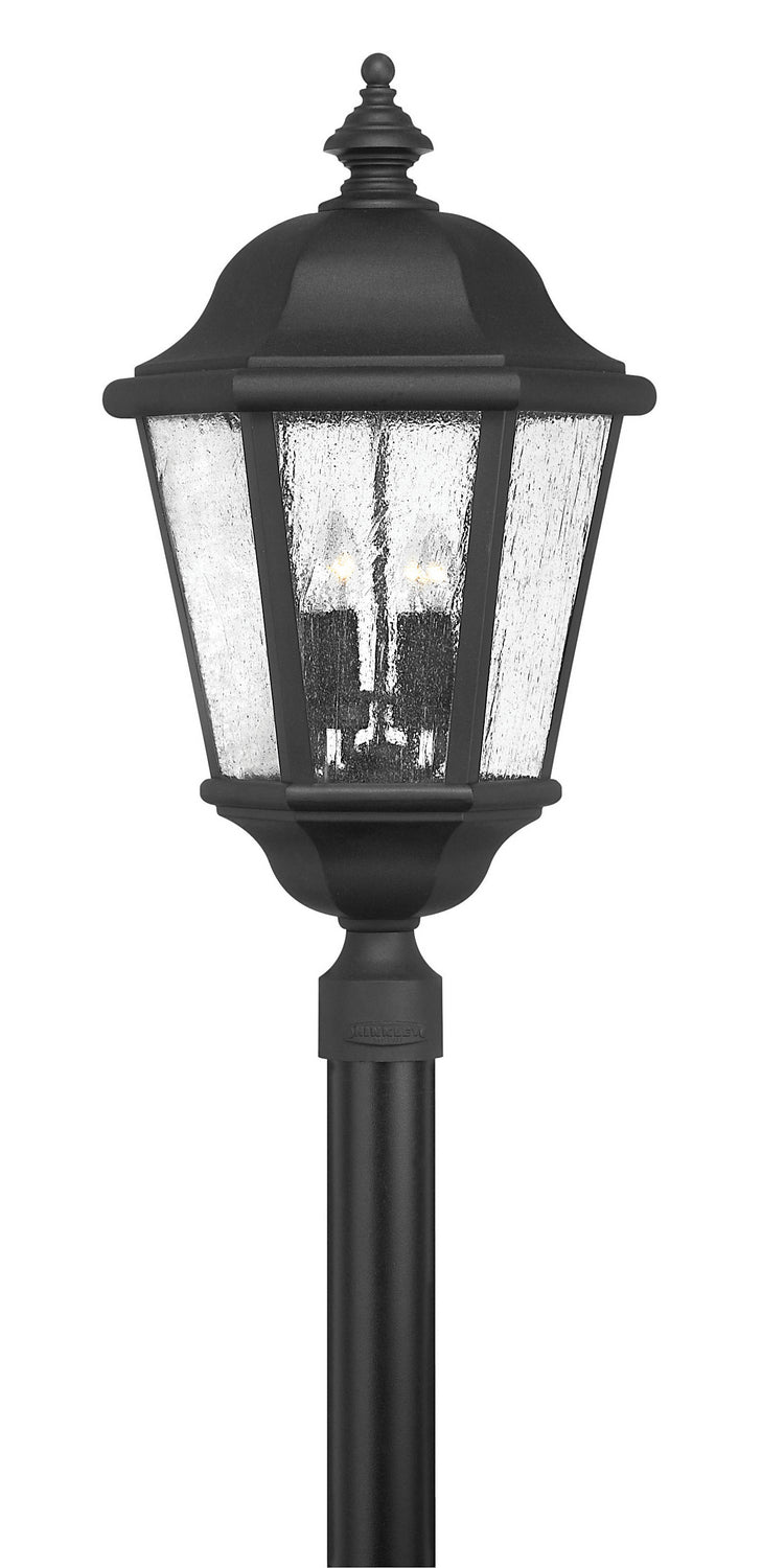 Hinkley - 1677BK - LED Post Mount - Edgewater - Black