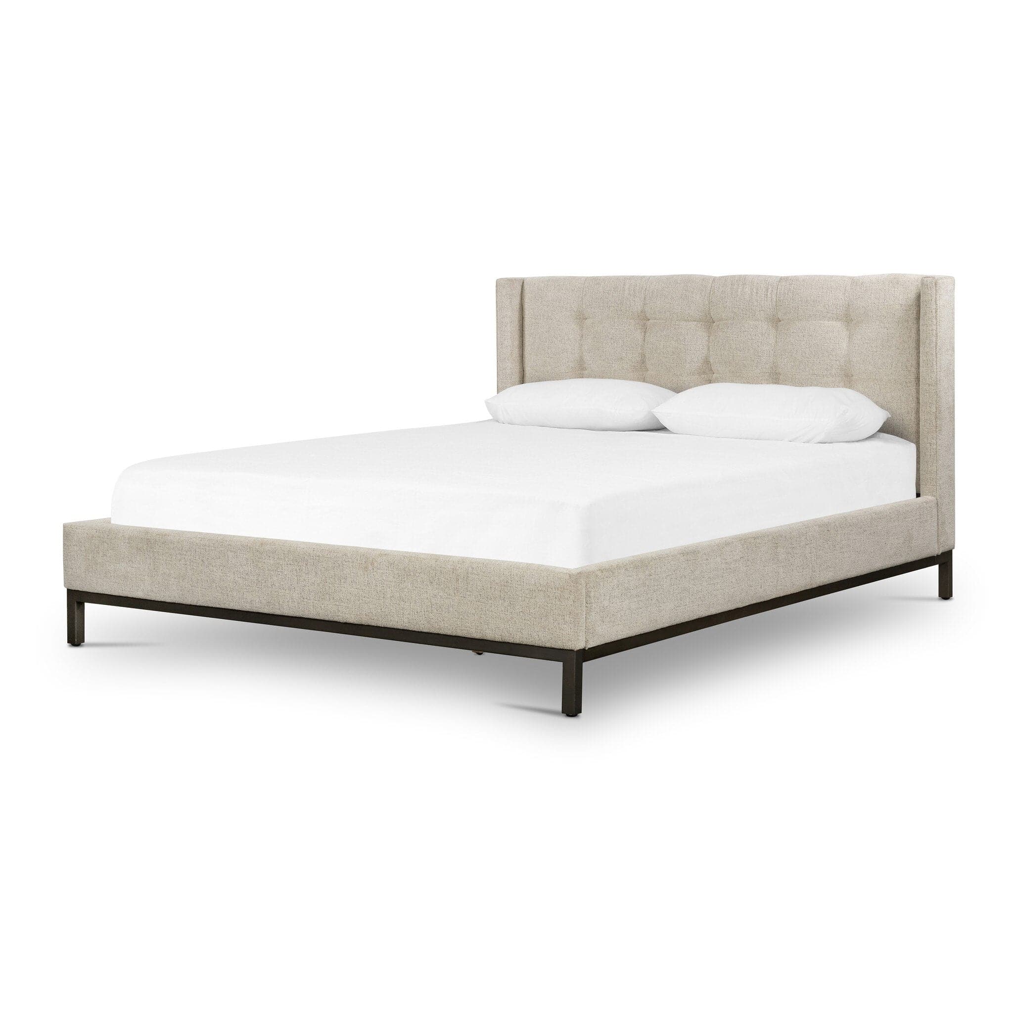 Newhall Bed - Plushtone Linen