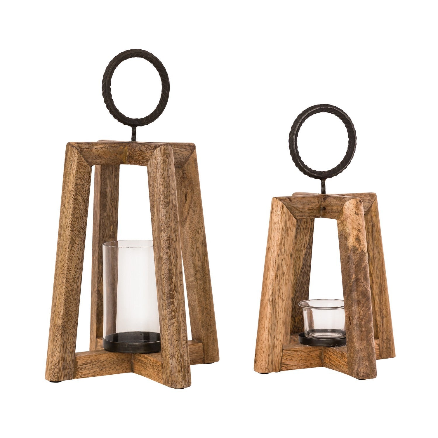 ELK Home - 404689 - Lanterns - Set of 2 - Carmel - Natural