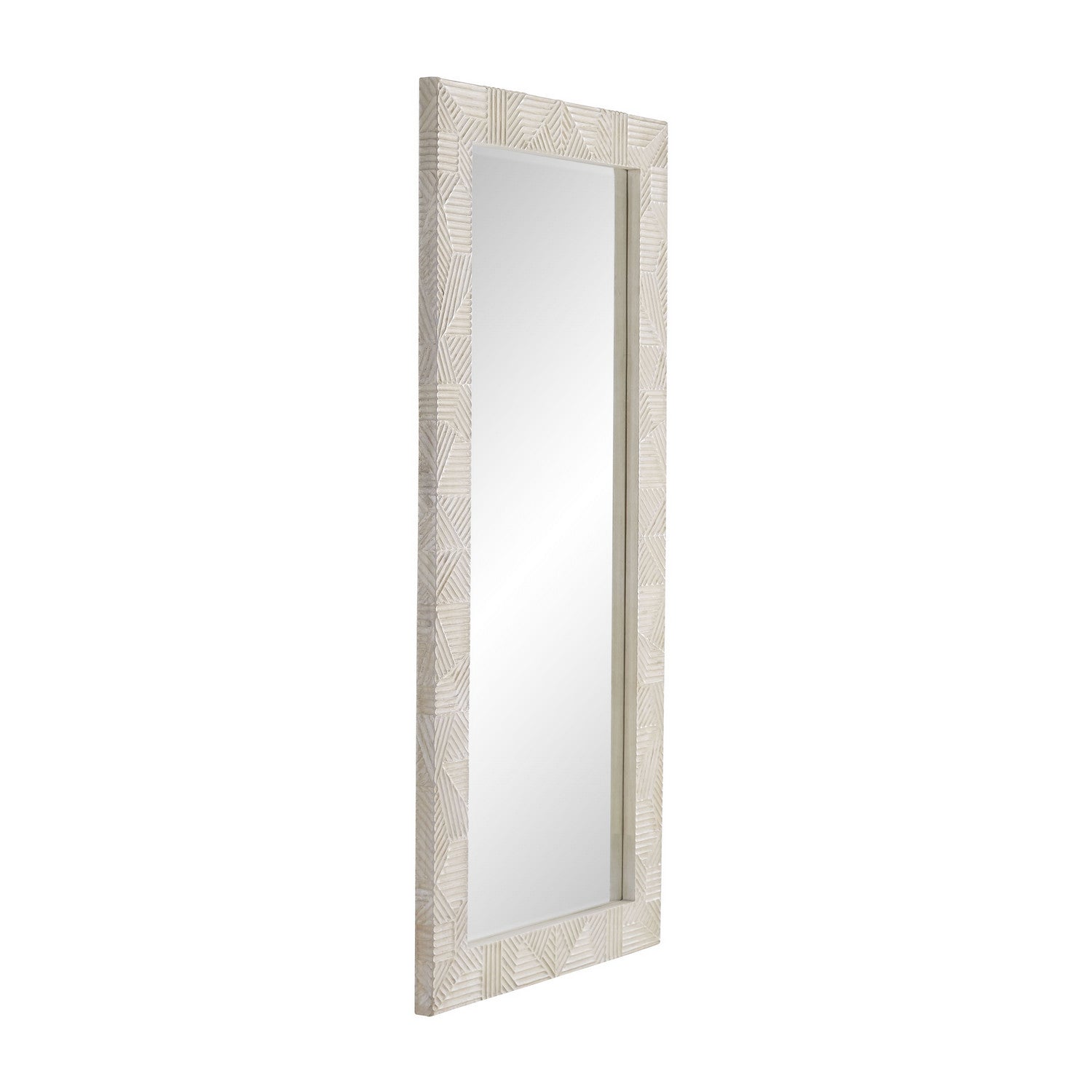 Mirror from the Marsh collection in White Wash finish