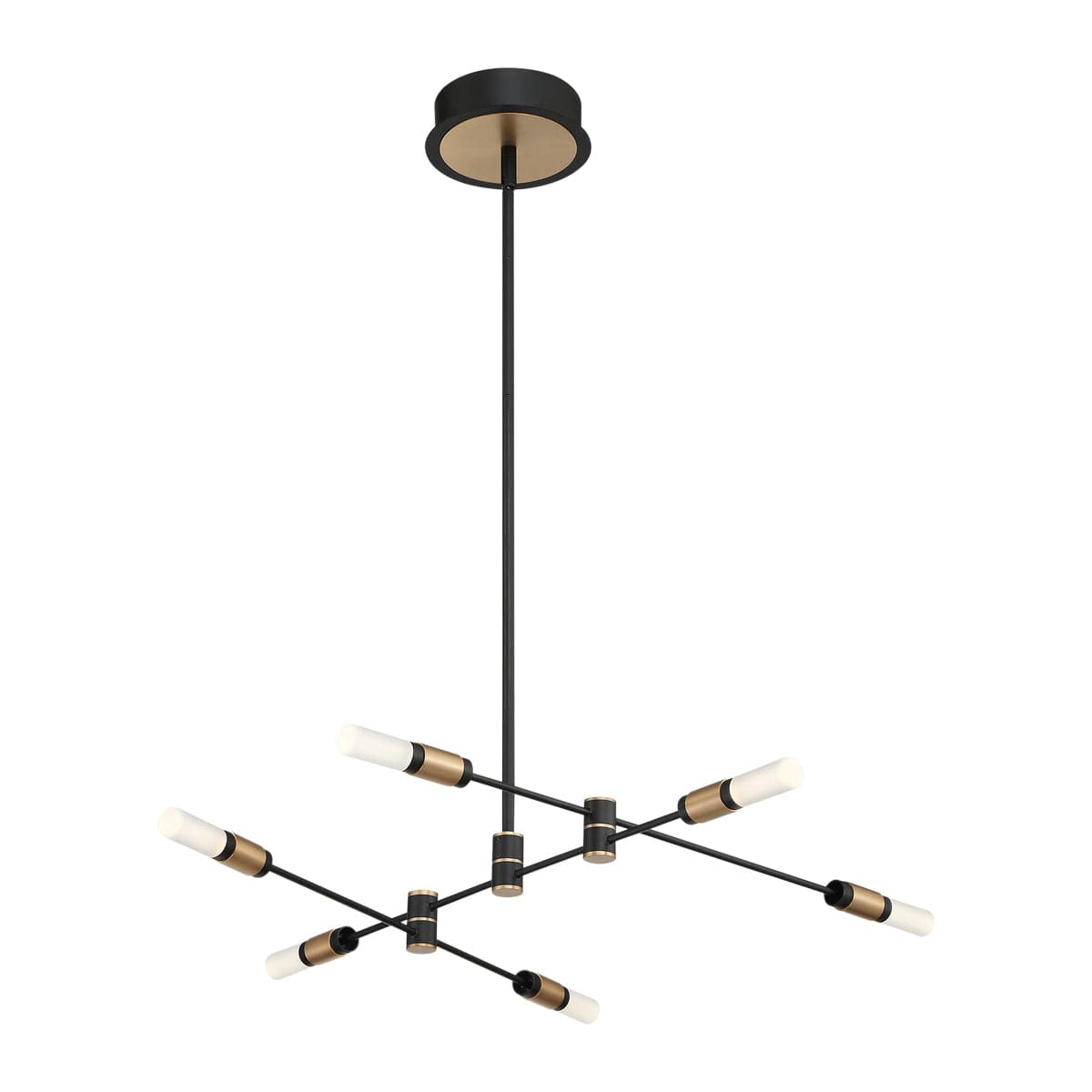 Eurofase - 37050-016 - LED Chandelier - Albany - Deep Black/Brass