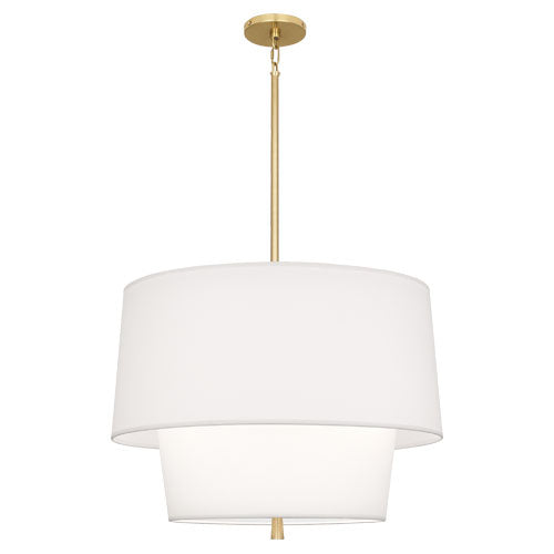 Robert Abbey - AW137 - Three Light Pendant - Decker - Modern Brass