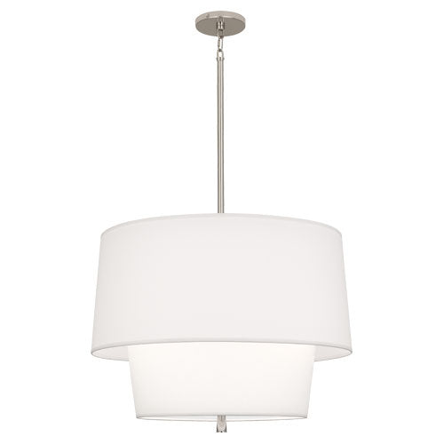 Robert Abbey - AW138 - Three Light Pendant - Decker - Polished Nickel