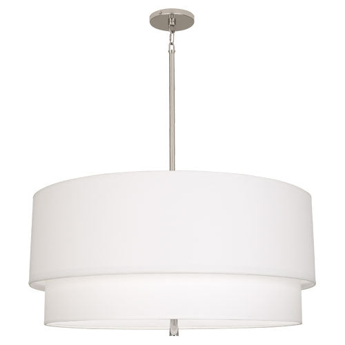 Robert Abbey - AW140 - Three Light Pendant - Decker - Polished Nickel