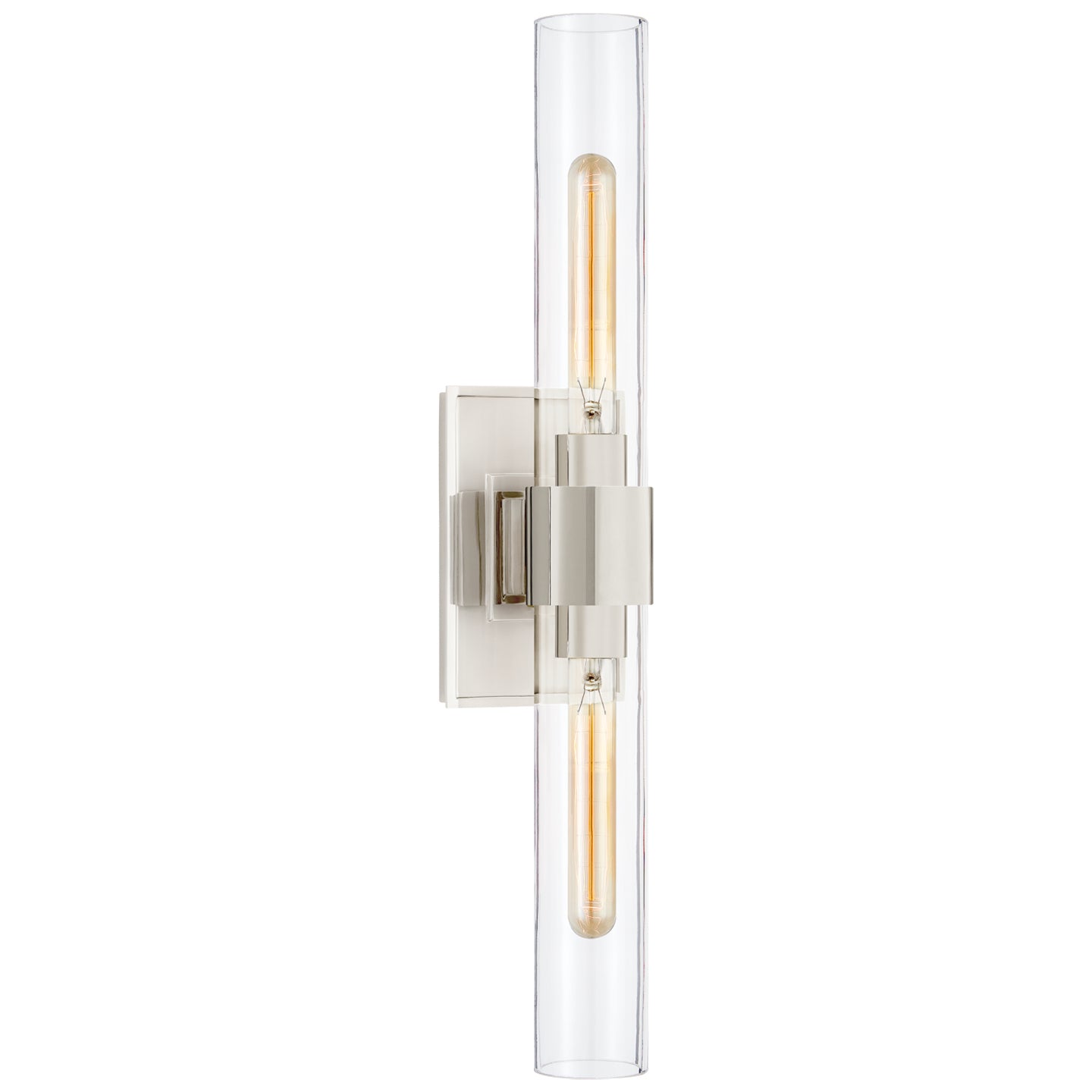 Visual Comfort Signature - S 2164PN-CG - Two Light Wall Sconce - Presidio - Polished Nickel