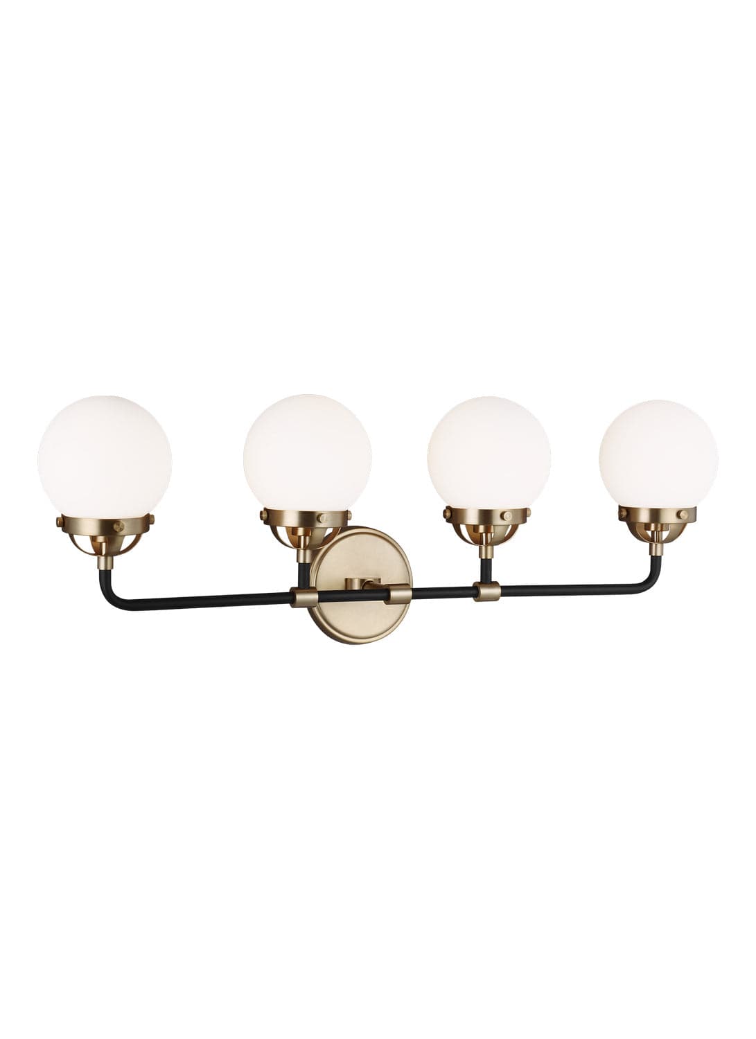 Visual Comfort Studio - 4487904-848 - Four Light Wall / Bath - Cafe - Satin Brass