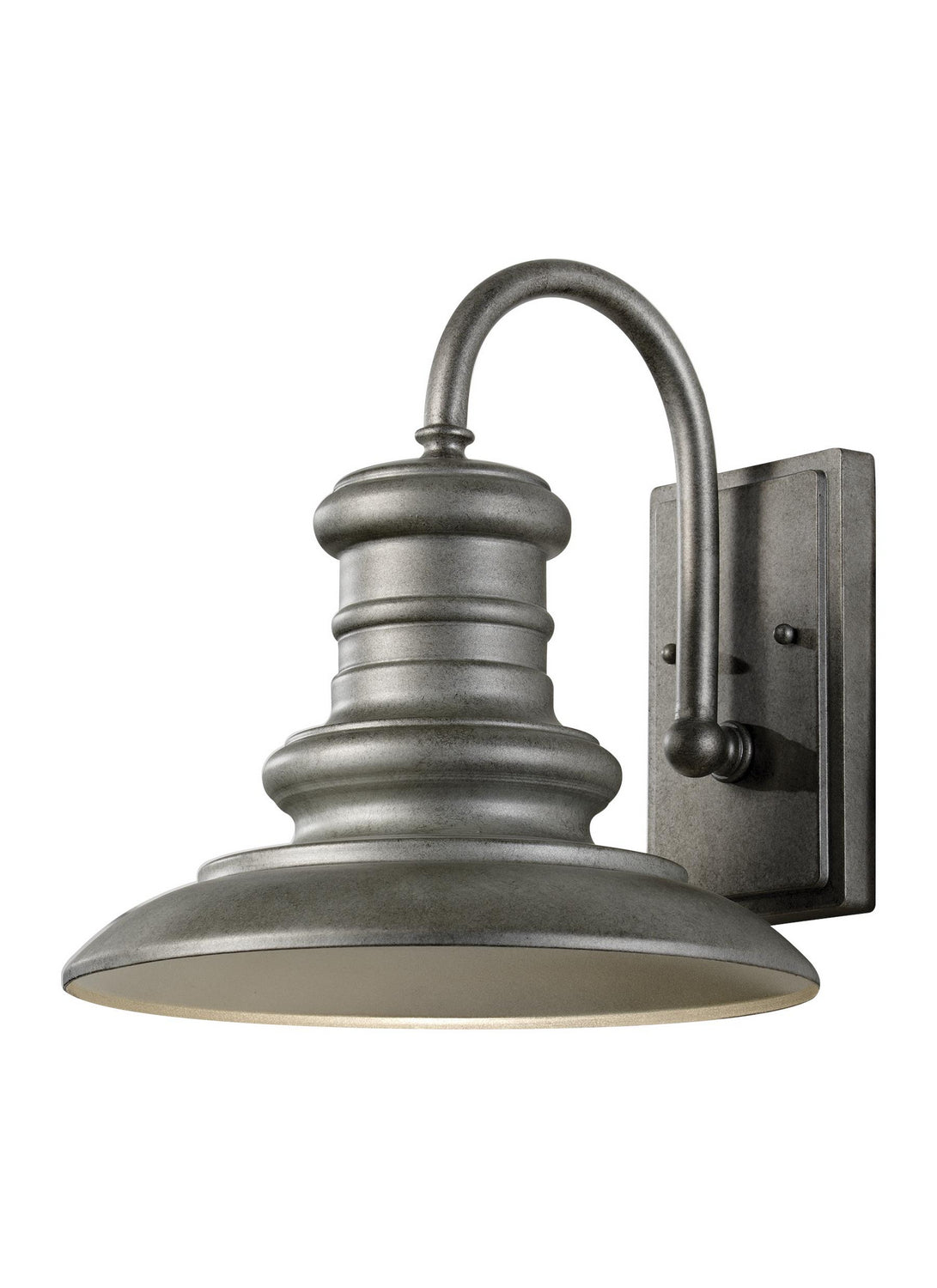 Generation Lighting. - OL8601TRD/T - One Light Outdoor Wall Lantern - Redding Station - Tarnished Silver