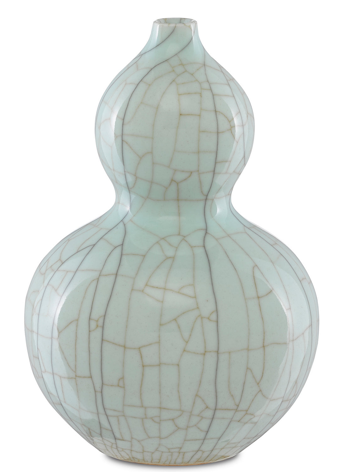 Vase from the Maiping collection in Celadon Crackle finish