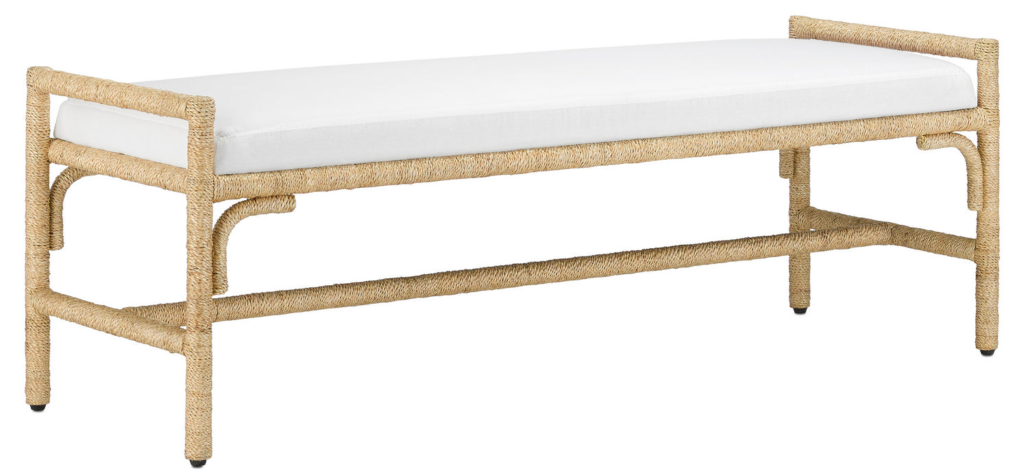 Bench from the Olisa collection in Natural finish