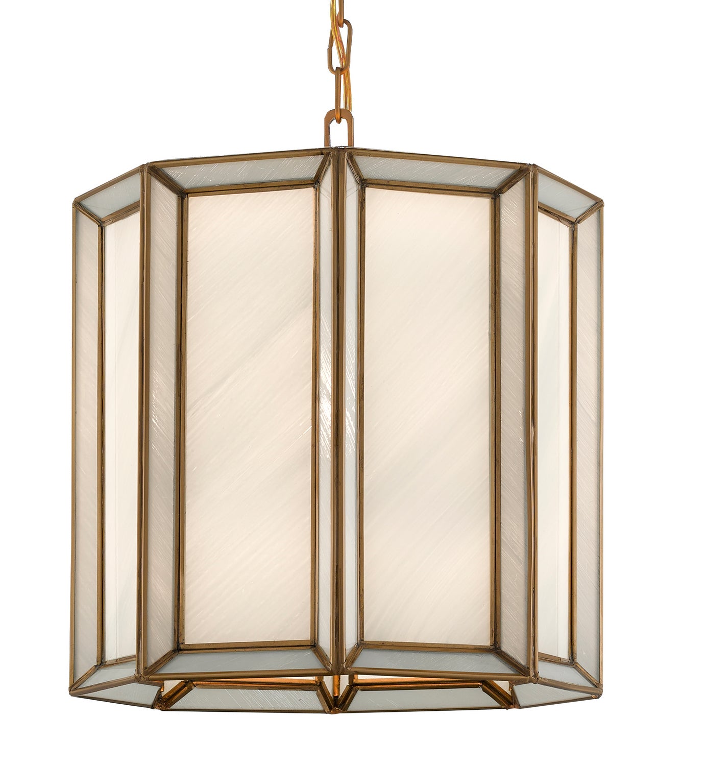 One Light Pendant from the Daze collection in Antique Brass/White finish