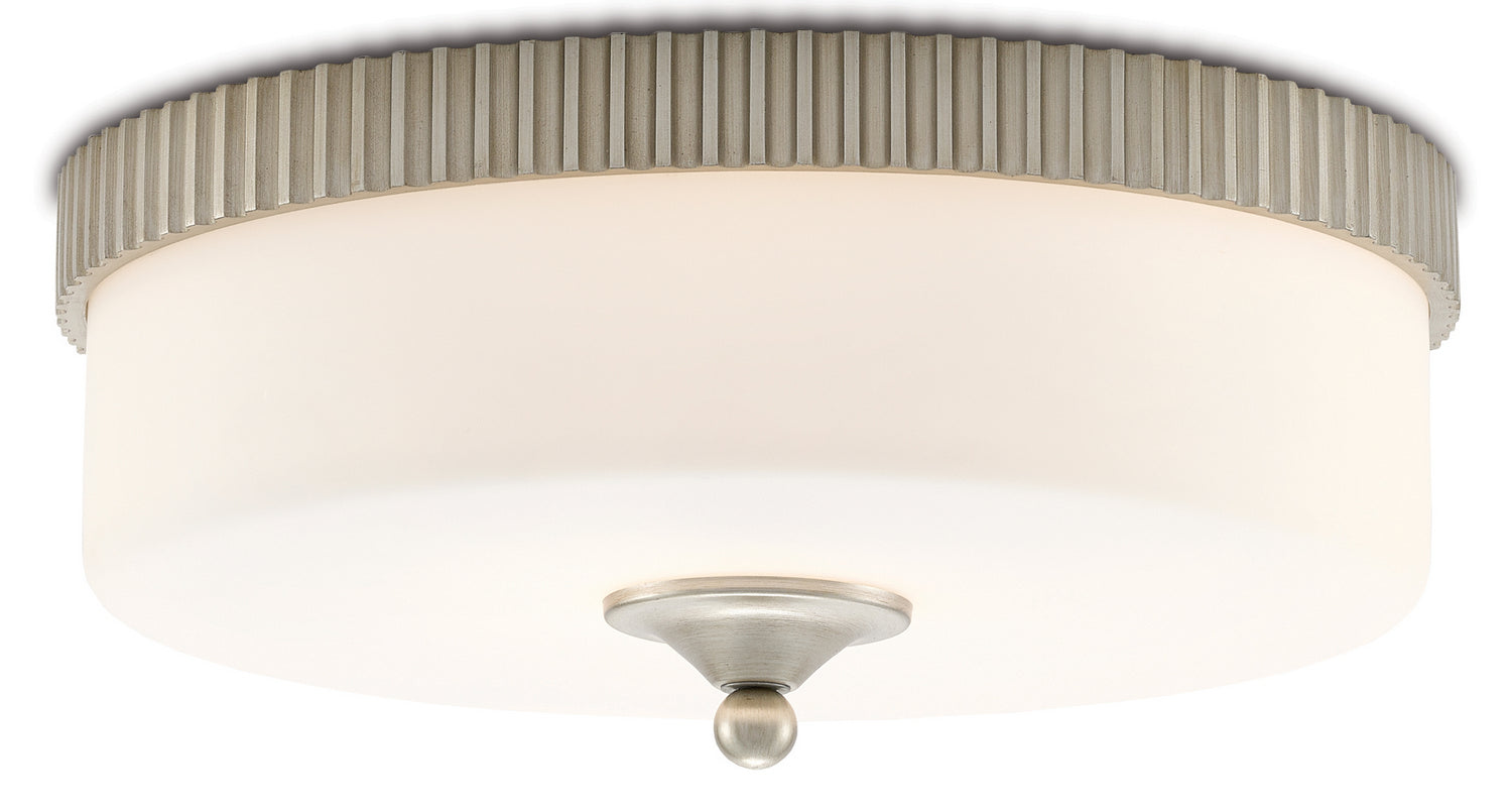 LED Flush Mount from the Barry Goralnick collection in Silver Leaf finish