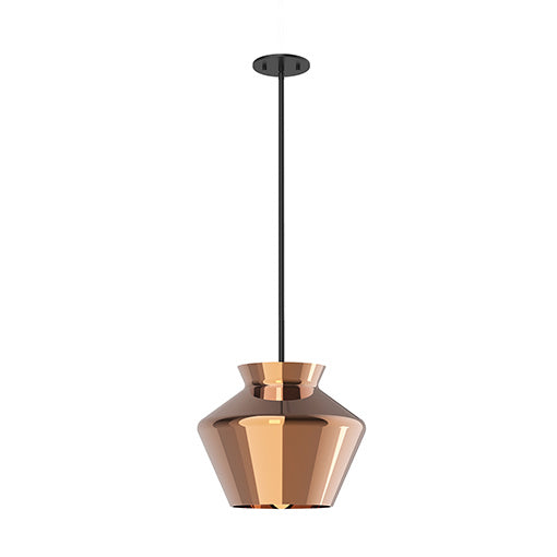 Kuzco Lighting - PD62013-BK/CP - LED Pendant - Trinity - Black/Copper
