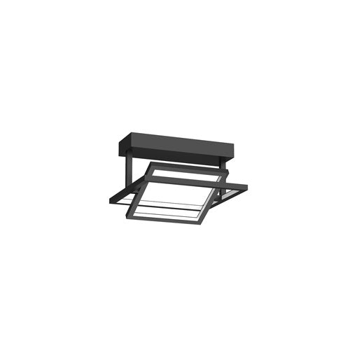 Kuzco Lighting - SF16312-BK - LED Semi-Flush Mount - Mondrian - Black