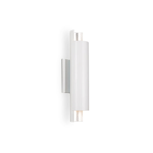 Kuzco Lighting - WS41216-WH/SV - LED Wall Sconce - Dela - White/Silver