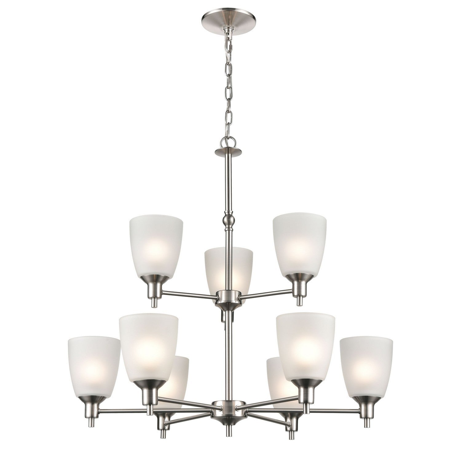 ELK Home - 1309CH/20 - Nine Light Chandelier - Jackson - Brushed Nickel