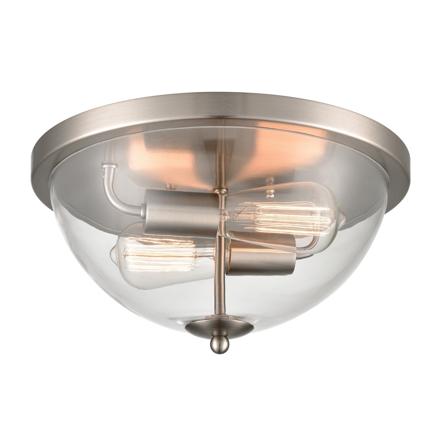 ELK Home - CN280232 - Two Light Flush Mount - Astoria - Brushed Nickel