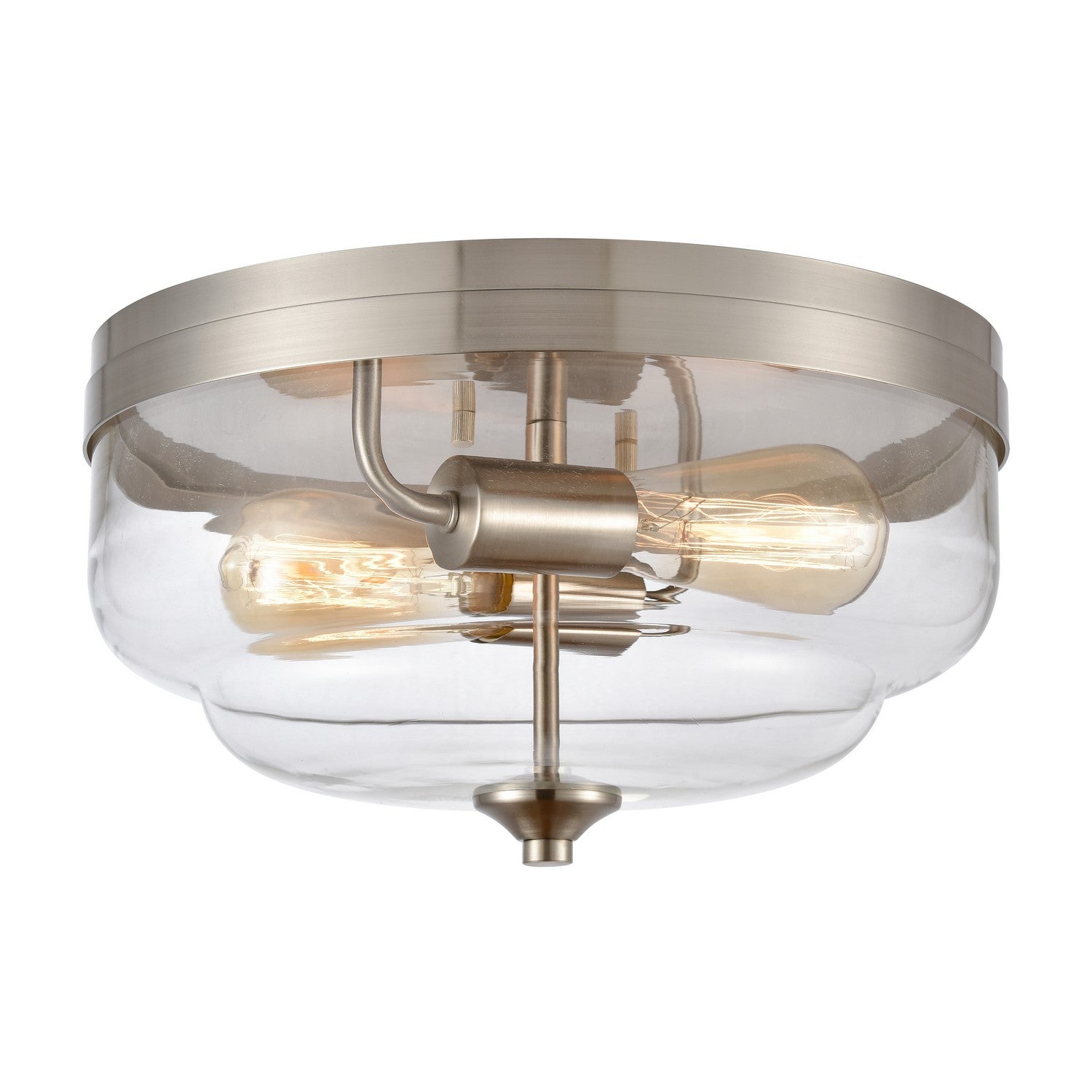 ELK Home - CN320232 - Two Light Flush Mount - Calistoga - Brushed Nickel