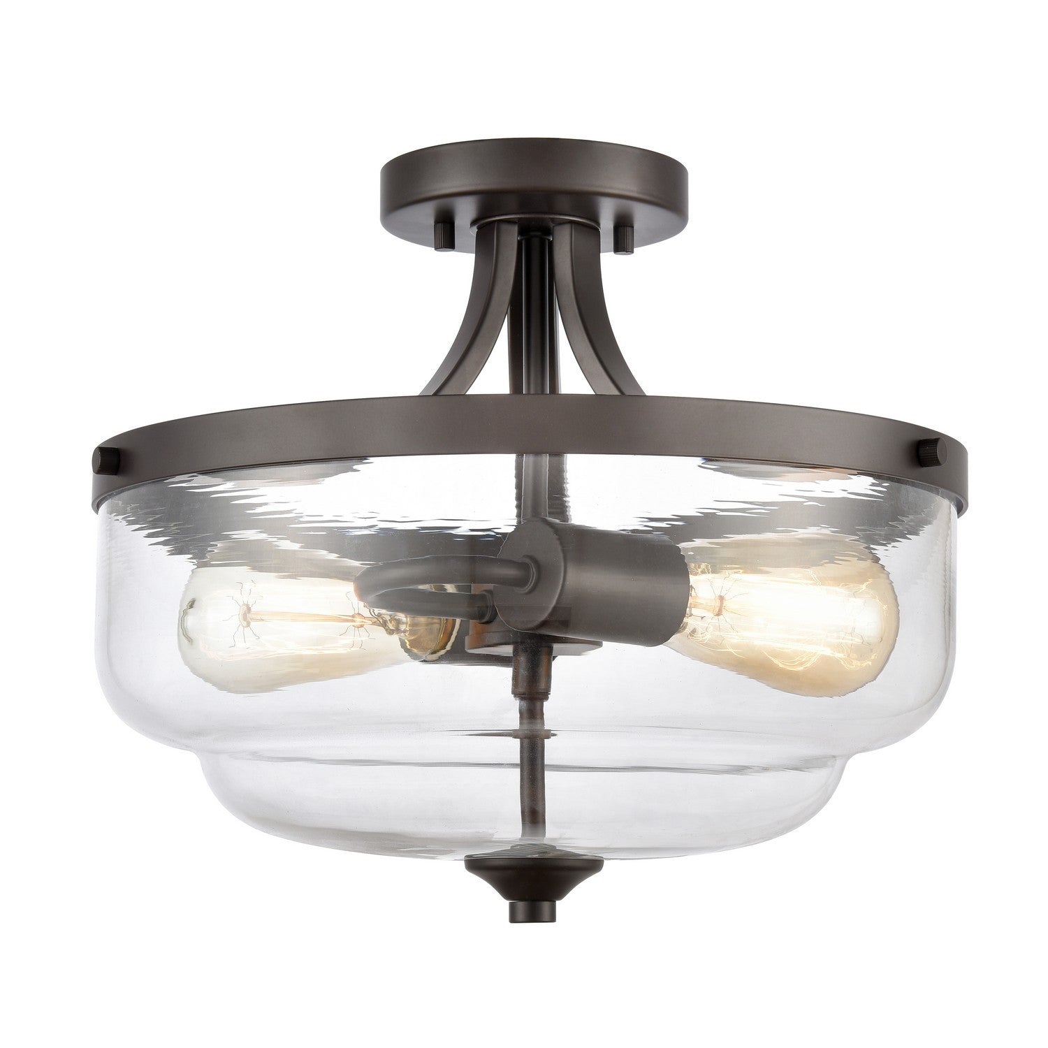 ELK Home - CN320281 - Two Light Semi Flush Mount - Calistoga - Oil Rubbed Bronze